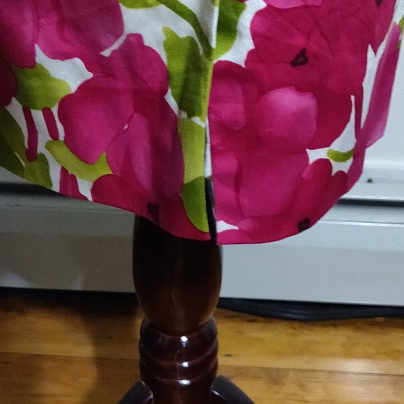 Fuchsia Floral print Dress - Picture 5 of 9